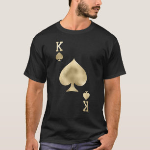 T-shirt Jeu Costume Halloween Carte King Of Spades