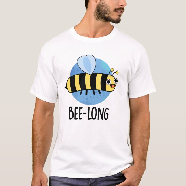 T-shirt Jeu d'abeilles long et drôle d'insectes long (Devant)