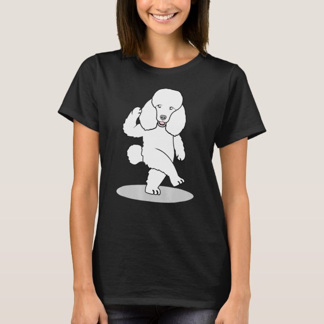 T-shirt Jeu Dance Poodle Hip hop Shoot (Devant)