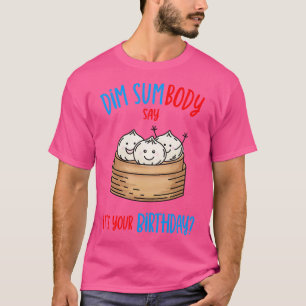 T-shirt Jeu d'anniversaire Dim Sum