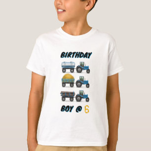 T-shirt Jeu d'anniversaire du tracteur @ 6