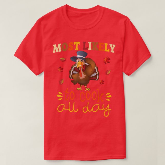 T-shirt Jeu d'appariement familial de Thanksgiving le plus (Design devant)