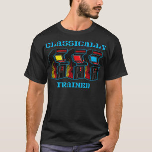 T-shirt Jeu d'arcade vidéo classique entraînée Retro 80s