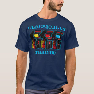 T-shirt Jeu d'arcade vidéo classique entraînée Retro 80s