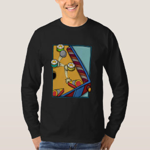 T-shirt Jeu d'arcade Vintage Pinball Machine 1
