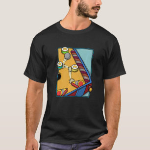 T-shirt Jeu d'arcade Vintage Pinball Machine 1