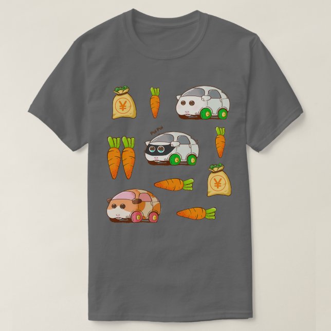 T-shirt jeu d'autocollants pui molcar (Design devant)