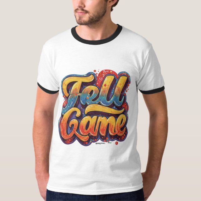 T-shirt jeu d'automne (Devant)