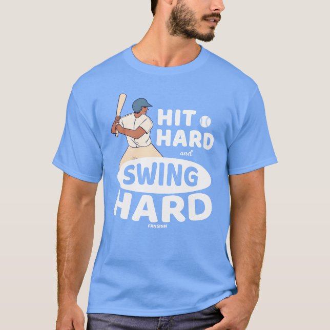 T-shirt Jeu de baseball de baseball Joueur de baseball (Devant)