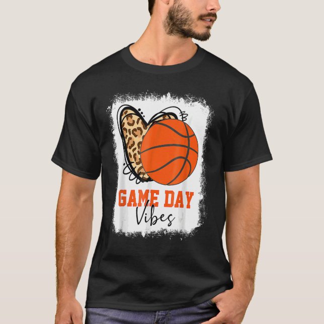 T-shirt Jeu de basket-ball Vibes Basketball Maman Jour de  (Devant)