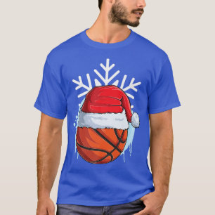 T-shirt Jeu de basket Noël Hobby Casquette Neige froide