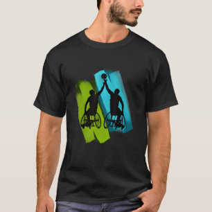 T-shirt Jeu de basketball en fauteuil roulant cool