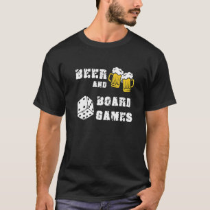 T-shirt Jeu De Bière Et Jeux De Société Jeu Geek Nerd Back