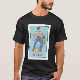 T-shirt Jeu de bingo de loterie mexicaine Retro El Valient