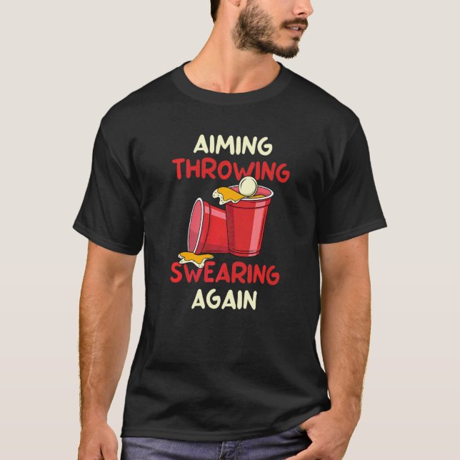 T-shirt Jeu de boisson Alcool Bière Jeu de soirée étudiant (Devant)