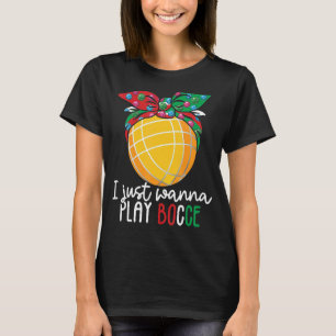 T-shirt Jeu de Bowling Italien Bocci Joueur Bocce Ball
