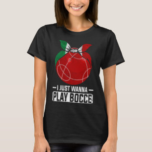 T-shirt Jeu de Bowling Italien Bocci Player Bocce Byll