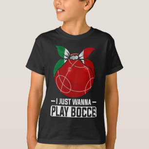 T-shirt Jeu de Bowling Italien Bocci Player Bocce Byll