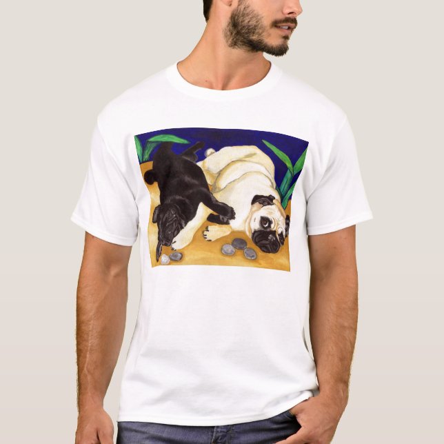 T-shirt Jeu de carlin (Devant)
