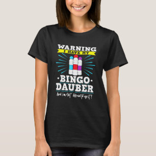 T-shirt Jeu De Carte De Bingo Pour Caller My Bingo Dauber