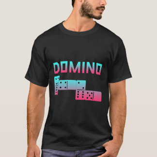 T-shirt Jeu de carte de carreaux Domino Abstrait