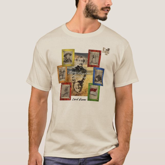 T-shirt Jeu de carte de rami de Little Bighorn (Devant)