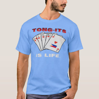 T-shirt Jeu de cartes drapeau philippin Pinoy drôle La vie