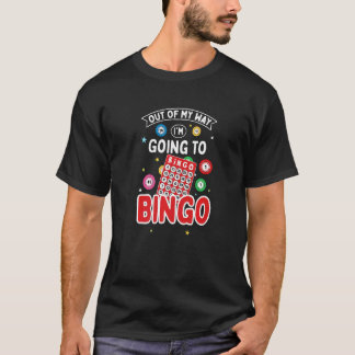 T-shirt Jeu de Carton de Bingo Pour l'Animateur Allant au