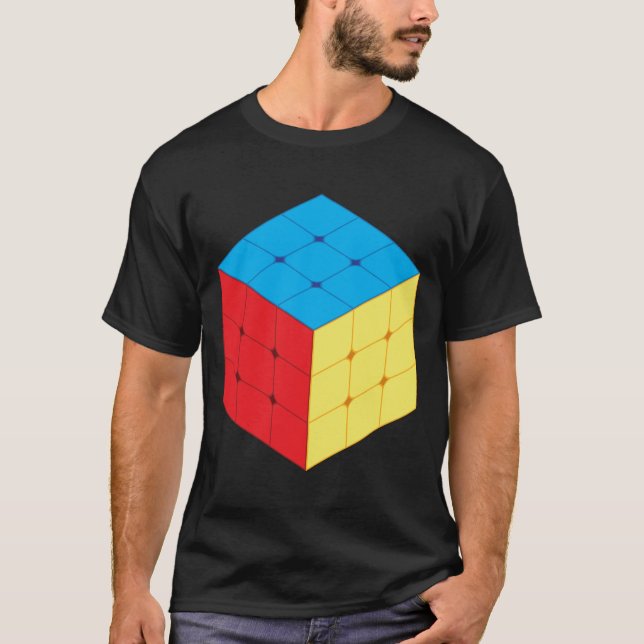 T-shirt Jeu de casse-tête Cube (Devant)