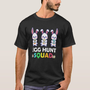 T-shirt Jeu de chasse aux oeufs Bunny Easter Squad Famille