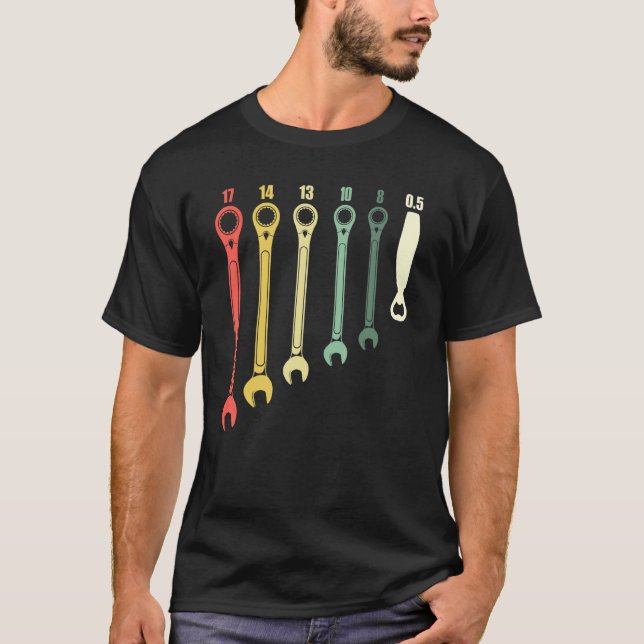 T-shirt Jeu de clés à cliquet (Devant)