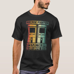 T-shirt Jeu de combat en salle d'arcade Jouons au jeu sans