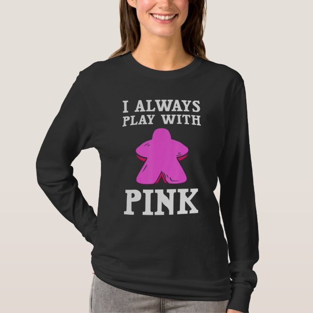 T-shirt Jeu De Conseil Pour Hommes Femmes Pink Meeptok (Devant)