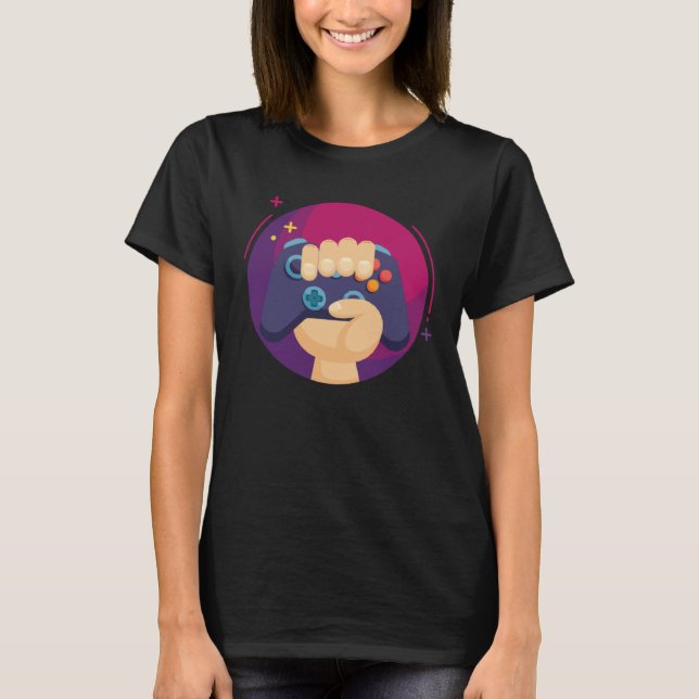 T-shirt Jeu de console Arty (Devant)