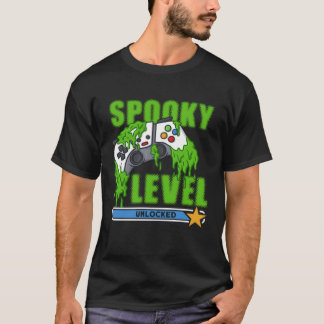 T-shirt Jeu de costume Halloween déverrouillé de niveau éf