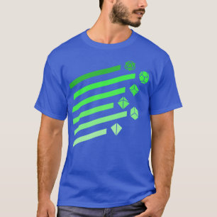 T-shirt Jeu de dés Polyèdre Vintage Ray Tablett Pla