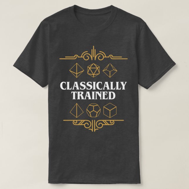 T-shirt Jeu de dés polyédrique classique (Design devant)