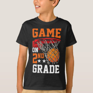 T-shirt Jeu de deuxième année sur Sketll Ck à l'école 2e a