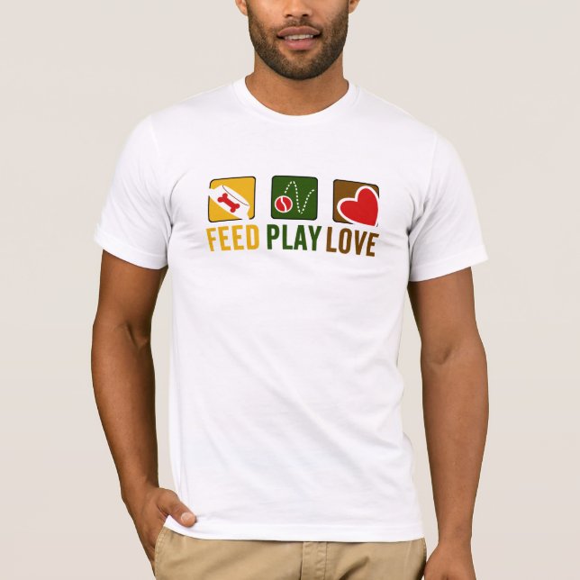 T-shirt jeu de flux amour (Devant)