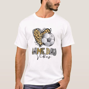 T-shirt Jeu de Football Jour Vibes Soccer Maman Jour de je