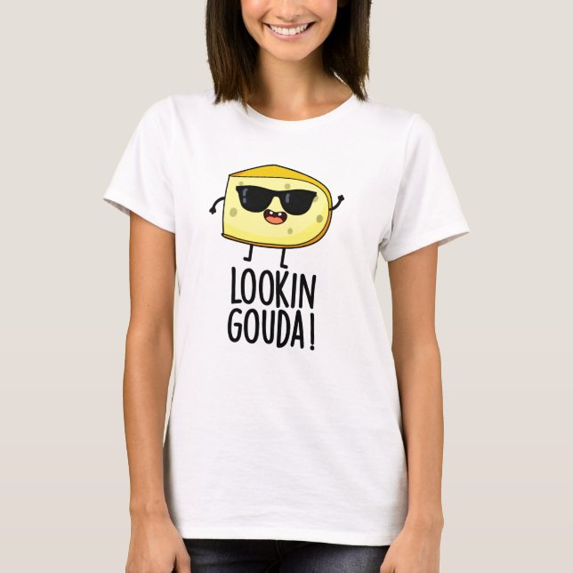 T-shirt Jeu de fromage amusant Gouda (Devant)