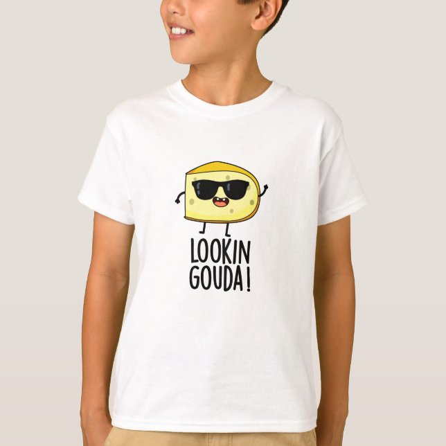 T-shirt Jeu de fromage amusant Gouda (Devant)