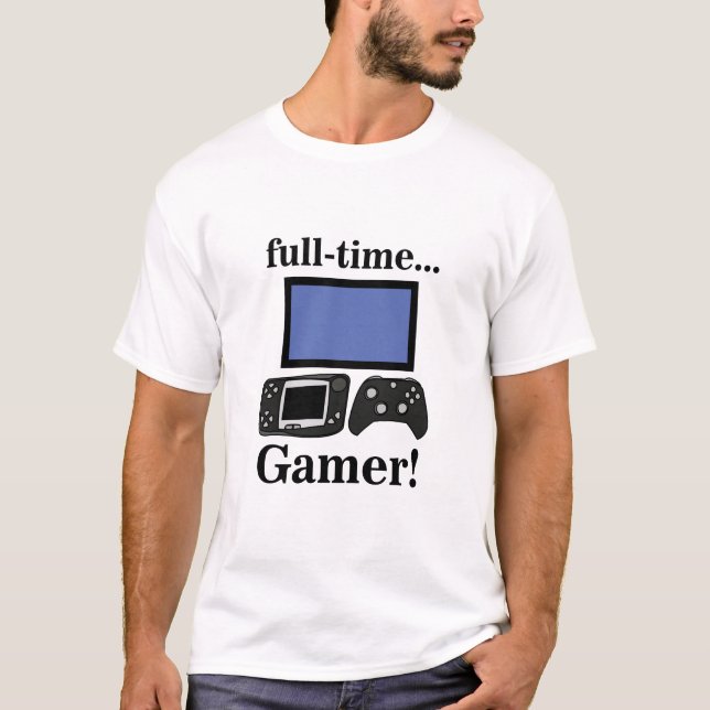 T-shirt Jeu de gamer drôle (Devant)