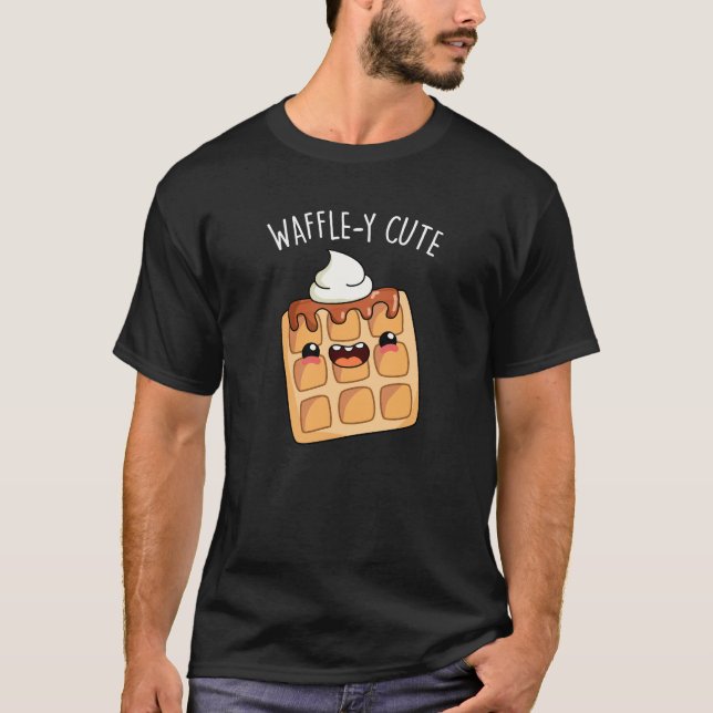 T-shirt Jeu de gaufre amusant (Devant)