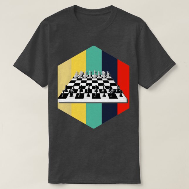 T-shirt Jeu de jeu du conseil d'échecs jeu cadeau échecs (Design devant)