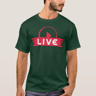 T-shirt Jeu de jeu en direct garçon rétro