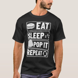 T-shirt Jeu de jouet anti-stress drôle Pop It Bubble