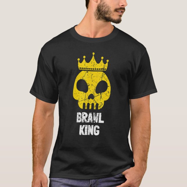 T-shirt Jeu de joueur de brawling King (Devant)