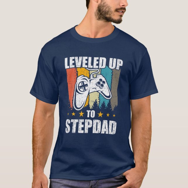 T-shirt Jeu De Joueur Vidéo De Stepdad (Devant)