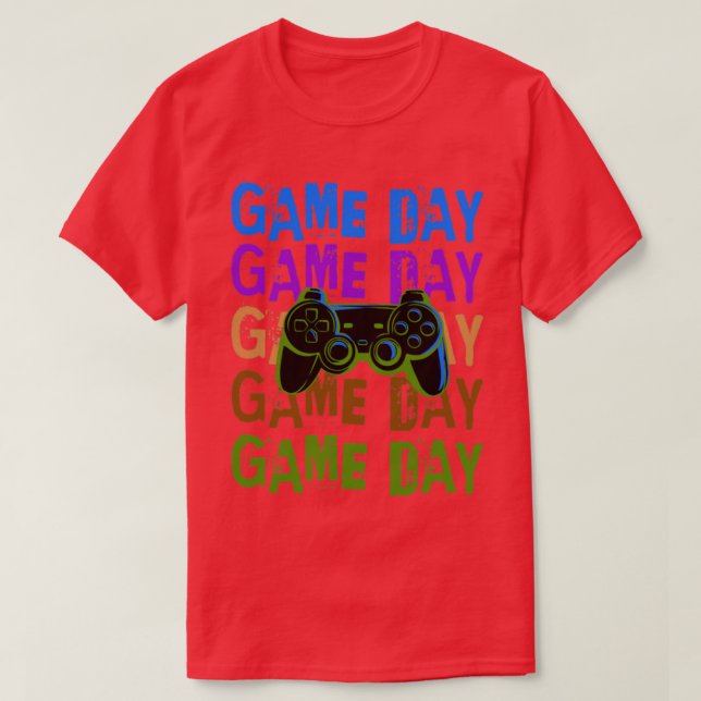 T-shirt Jeu de jour jeux vidéo (Design devant)
